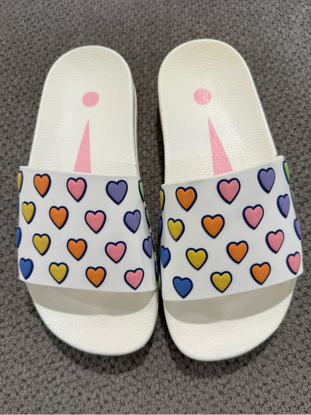 NWT, Roller Rabbit, Disco Heart Slides